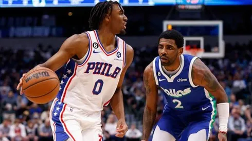 Maxey contra Irving no começo deste mês