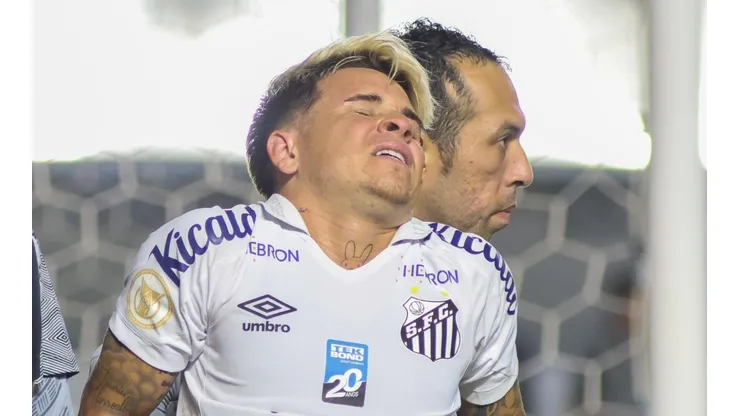 Foto: Fernanda Luz/AGIF - Atacante sofreu um problema e vem desfalcando o Peixe.