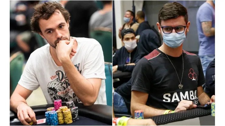 Ole Scheion e Allan Mello mandaram bem em torneio de Poker Online (Fotos: Neil Stoddart/PokerStars e Divulgação/BSOP)