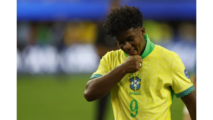 Endrick já chegou para jogar no Real Madrid - Foto: Getty Images