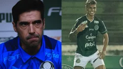 Fotos: Ettore Chiereguini/AGIF e Diogo Reis/AGIF - Abel Ferreira e Richard Ríos: técnico definiu posição de reforço no Palmeiras