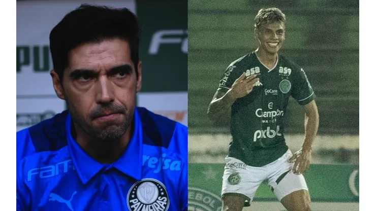 Fotos: Ettore Chiereguini/AGIF e Diogo Reis/AGIF - Abel Ferreira e Richard Ríos: técnico definiu posição de reforço no Palmeiras