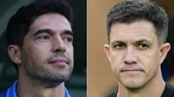 Foto: Thiago Ribeiro/Ettore Chiereguini/AGIF - Abel Ferreira do Palmeiras e Maurício Barbieri do Vasco