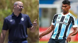 Foto 1: Fernando Alves/AGIF - Foto 2: Lucas Uebel / Grêmio FBPA - Volante não é bem quisto pelo torcedor.