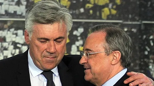Foto: Denis Doyle/Getty Images - Carlo Ancelotti e Florentino Pérez