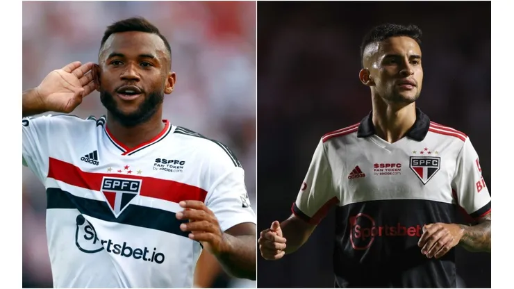Fotos: Marcello Zambrana/AGIF e Thiago Calil/AGIF - Luan e Nestor estão entre os jogadores mais 'longevos' do São Paulo