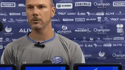 Reprodução/CSA YouTube. Bergantin fala sobre superação do CSA em campo