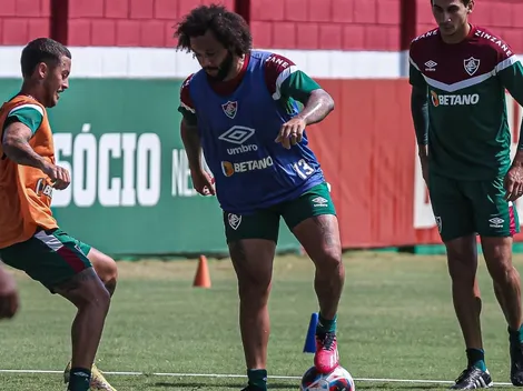 Marcelo 'rouba a cena' no Fluminense e dupla encanta torcida