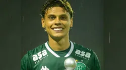 Richard Rios com a camisa do Guarani - Foto: Twitter oficial do Guarani