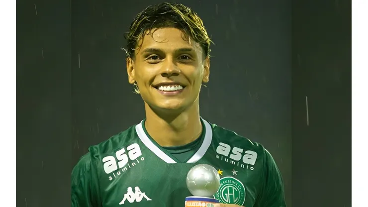 Richard Rios com a camisa do Guarani - Foto: Twitter oficial do Guarani