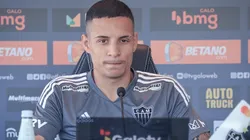 Foto: (Pedro Souza/Atlético) - Guilherme Arana está ansioso para voltar a jogar pelo Atlético