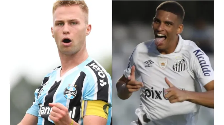 Fotos: Divulgação oficial Grêmio e Santos