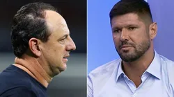 Foto 1: Marcello Zambrana/AGIF / Foto 2: Reprodução/ESPN - Rogério Ceni vive período conturbado no SPFC.