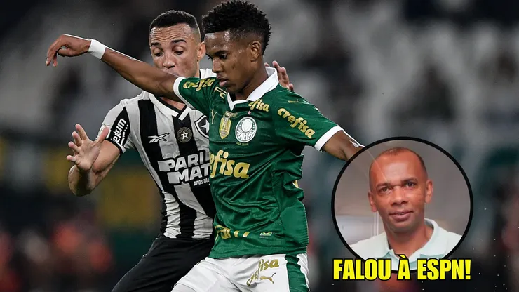 Pai de Estêvão revelou estado físico do craque do Palmeiras após entorse - Fotos: Thiago Ribeiro/AGIF e Divulgação/Palmeiras
