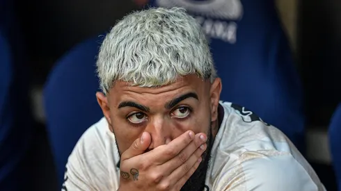 RJ - RIO DE JANEIRO - 11/05/2024 - BRASILEIRO A 2024, FLAMENGO X CORINTHIANS - Gabigol jogador do Flamengo durante partida contra o Corinthians no estadio Maracana pelo campeonato Brasileiro A 2024.