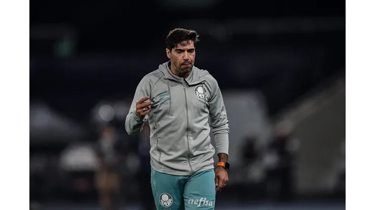 RJ - RIO DE JANEIRO - 17/07/2024 - BRASILEIRO A 2024, BOTAFOGO X PALMEIRAS - Abel Ferreira tecnico do Palmeiras durante partida contra o Botafogo no estadio Engenhao pelo campeonato Brasileiro A 2024. Foto: Thiago Ribeiro/AGIF