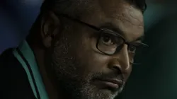 Roger Machado em partida do Campeonato Brasileiro