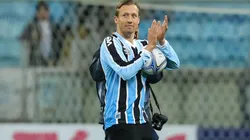 Pedro H. Tesch/AGIF - Lucas Leiva, no Grêmio.