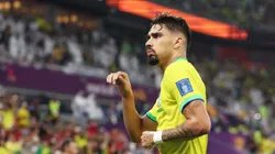 Lucas Paquetá em ação pela Seleção Brasileira. Foto: Francois Nel/Getty Images