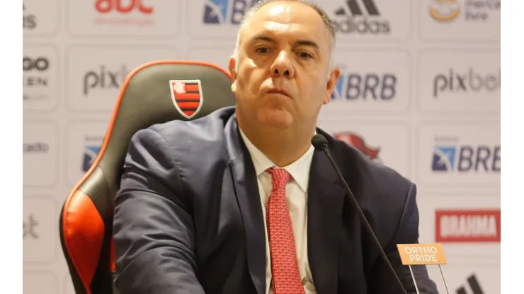 Fotos: Gilvan de Souza/Flamengo - Marcos Braz comentou sobre chance do Flamengo trazer Erick Pulgar, da Fiorentina