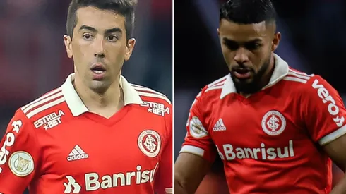 Fotos: Pedro H. Tesch/AGIF e Maxi Franzoi/AGIF - De Pena e Wanderson: dupla está em alta no Colorado