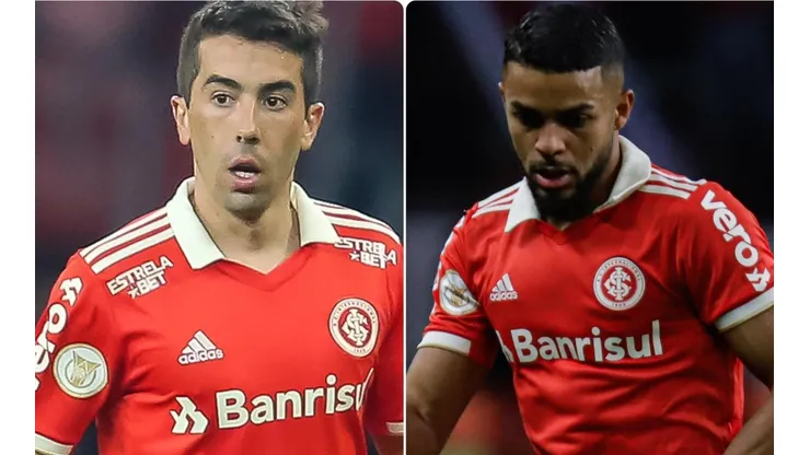 Fotos: Pedro H. Tesch/AGIF e Maxi Franzoi/AGIF - De Pena e Wanderson: dupla está em alta no Colorado