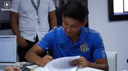 Foto: Reprodução Santos TV/YouTube | Miguelito pelo Santos