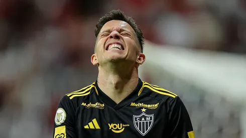 Bernard no Atlético. Foto: Pedro Souza / Atlético