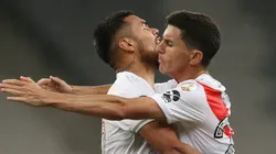 Paulo Díaz (à esquerda) foi consultado por dirigentes do Corinthians