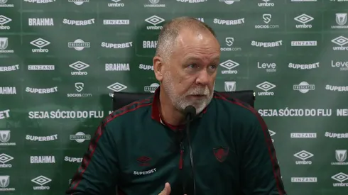 Mano Menezes no comando do Fluminense. Foto: Marcelo Gonçalves/ Fluminense