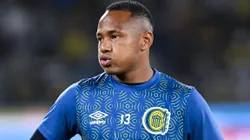 Campaz em ação com a camisa do Rosario. Foto: Luciano Bisbal/Getty Images