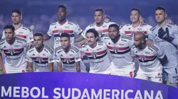 Ettore Chiereguini/AGIF - SPFC em jogo da Sul-Americana.