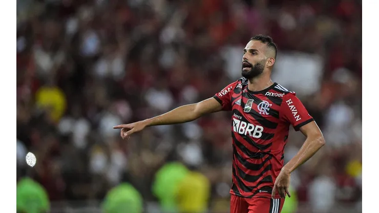 Thiago Ribeiro/AGIF - Thiago Maia em ação pelo Fla.
