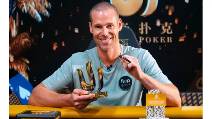 O finlandês Patrik Antonius venceu torneio de poker no Chipre (Foto: Reprodução Twitter oficial Triton Poker @tritonpoker)