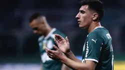 Merentiel com a camisa do Palmeiras (Foto: Ettore Chiereguini/AGIF)