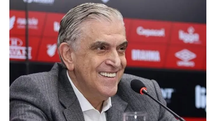 Foto: Divulgação / Site Oficial do Athletico Paranaense - Petraglia está com 78 anos de idade.
