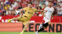 Getty Images/Fran Santiago - Lewandowski anota uma pintura contra o Sevilla