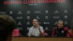 Foto: Flickr Atlético Goianiense - Adson em coletiva no Dragão.