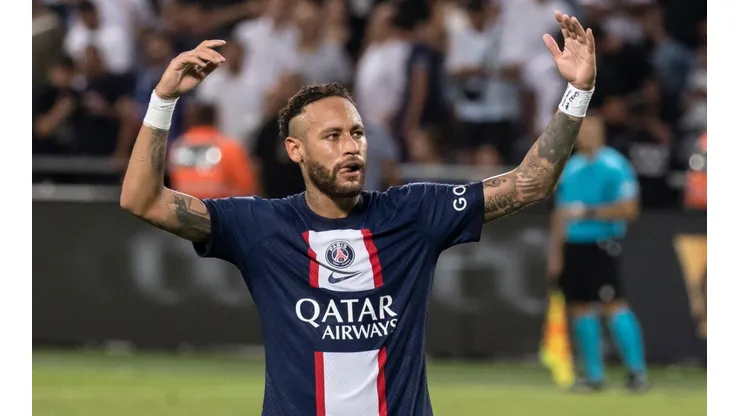 Foto: Amir Levy/Getty Images | Neymar vem sendo elogiado pelo Galtier, treinador do PSG