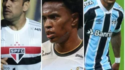 Marcello Zambrana/AGIF / Pedro H. Tesch/AGIF. Daniel Alves, Willian e Douglas Costa deixaram seus times sem o mesmo prestígio da chegada