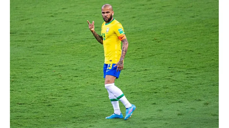 Alessandra Torres/AGIF - Dani Alves na Seleção.