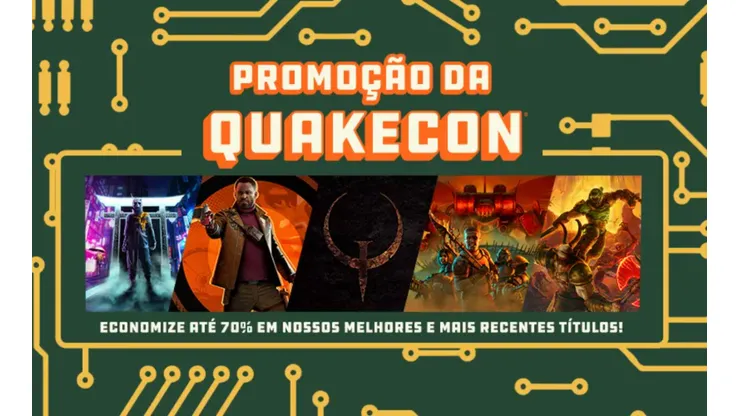 Bethesda anuncia promoção de até 70% nos jogos durante a QuakeCon 2022