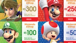 Nintendo anuncia que cartão presente digital da eShop está disponível via PIX e boleto