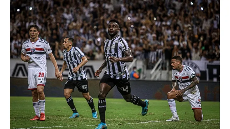 Agif/Lucas Emanuel - O gol de Mendoza não foi o suficiente para o Ceará