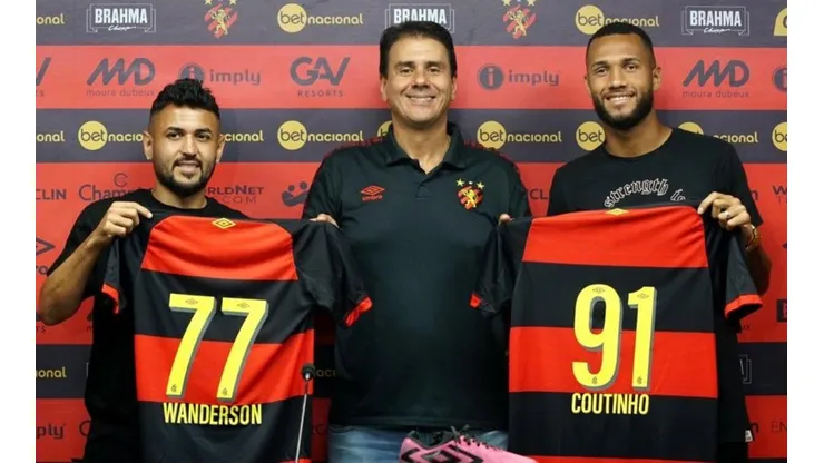 Foto: Reprodução/Sport Club do Recife - Dupla de ataque é apresentada no Sport