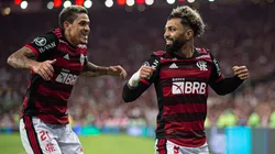 Pedro e Gabigol estão atuando juntos no Flamengo (Foto: Jorge Rodrigues/AGIF)