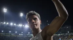 SP - CRICIUMA - 02/06/2024 - BRASILEIRO A 2024, CRICIUMA X PALMEIRAS - Richard Rios jogador do Palmeiras comemora durante partida contra o Criciuma no estadio Heriberto Hulse pelo campeonato Brasileiro A 2024. Foto: Leonardo Hubbe/AGIF