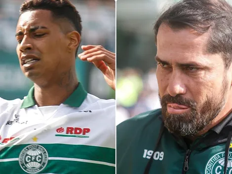 Reação de Alef Manga surpreende Coritiba e Morínigo quebra silêncio