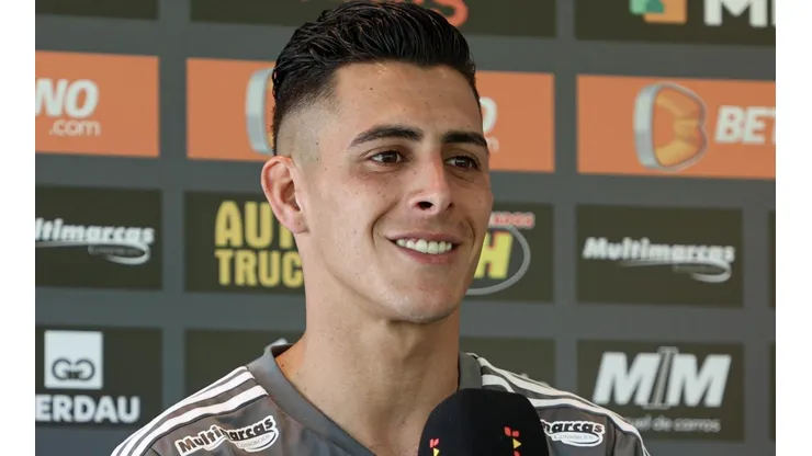 Foto: Bruno Sousa / Atlético / Divulgação - Pavón: argentino já foi regularizado no BID da CBF