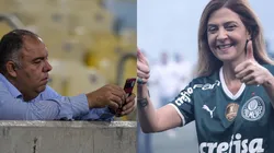 Foto Marcos Braz: Thiago Ribeiro/AGIF e Foto Leila Pereira: Ettore Chiereguini/AGIF | Leila tem condições de fisgar craque na mira do rival